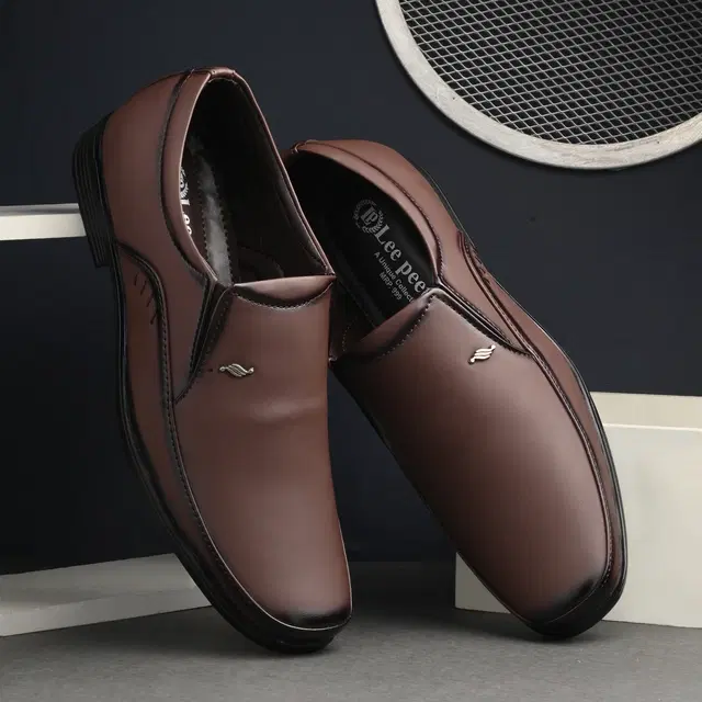 Formal Shoes for Men (Brown, 6)