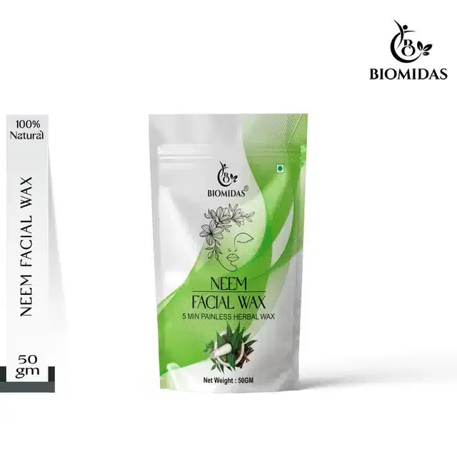 Biomidas Neem Facial Wax Powder, 50 g
