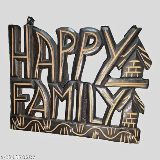 Wooden Key Holder, Brown