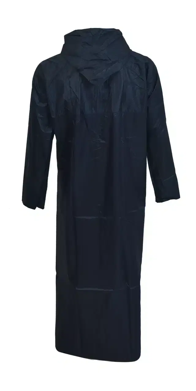 Polyester Raincoat for Men, Black, L