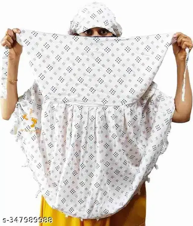 Rayon Scarves for Women (White)