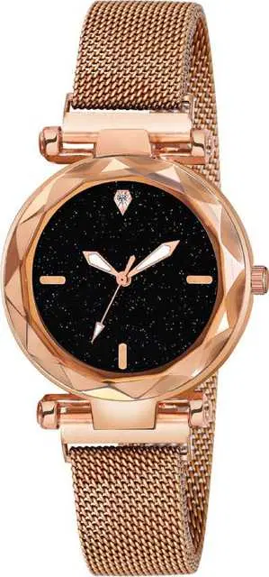 Casual Metal Analog Watch For Women (Copper) (MP-38)