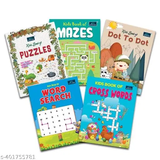 Quiz and Puzzle for Kids (Set of 5)
