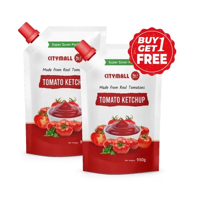 Citymall No.1 Tomato Ketchup 2X950 g (Buy 1 Get 1 Free)