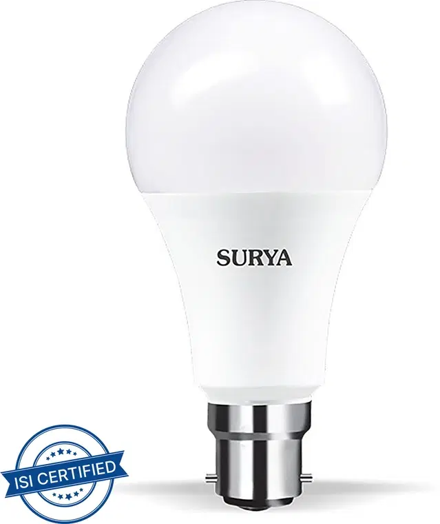 Surya 10W  Round B22 Led Bulb (White, Pack of 1)