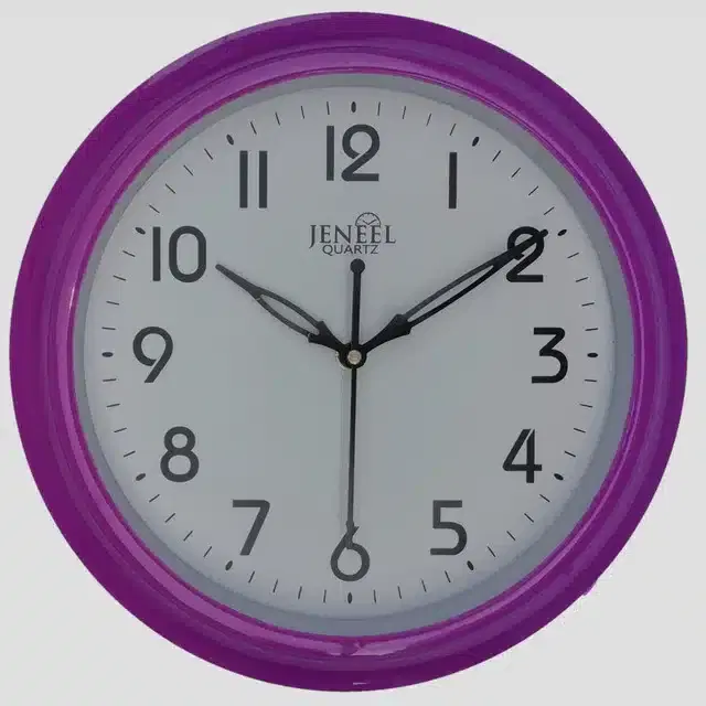 Beautiful Trendy Wall Clock, Purple, AC-5