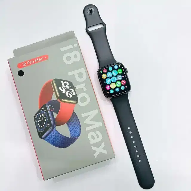 I8 Pro Max Bluetooth Smart Watch, Black