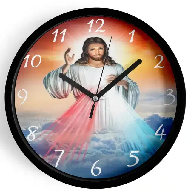 Analog Wall Clock, Multicolor, 7 inches