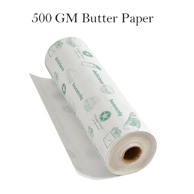 Non-Wax Butter Paper Roll, 500 g