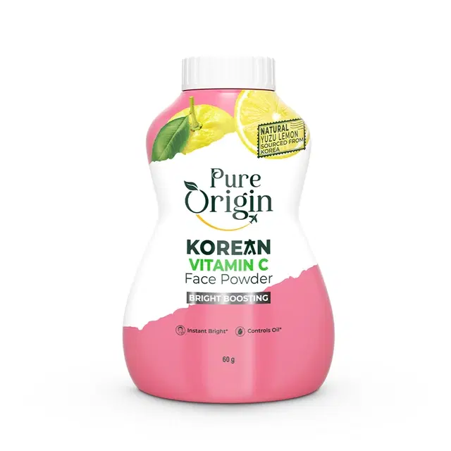 Pure Origin Korean Vitamin C Bright Boosting Face Powder, 60 g