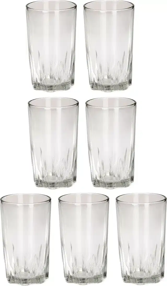 Liquor cum Cocktail Glasses, Transparent, 200 ml, Pack of 7