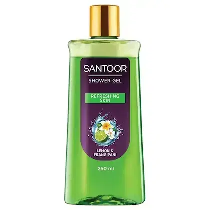 Santoor Lime & Frangipani Shower Gel 250 ml (Bottle)