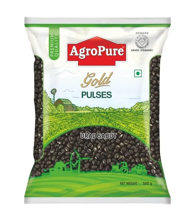 Agropure Gold Urad Sabut Dal 500 g