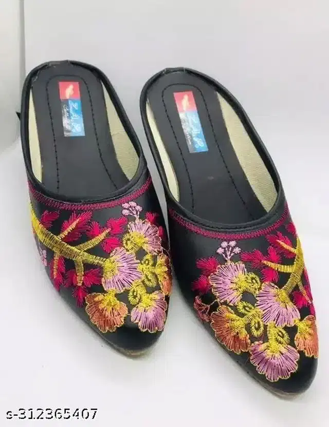 Mojaris for Women (Grey, 9)