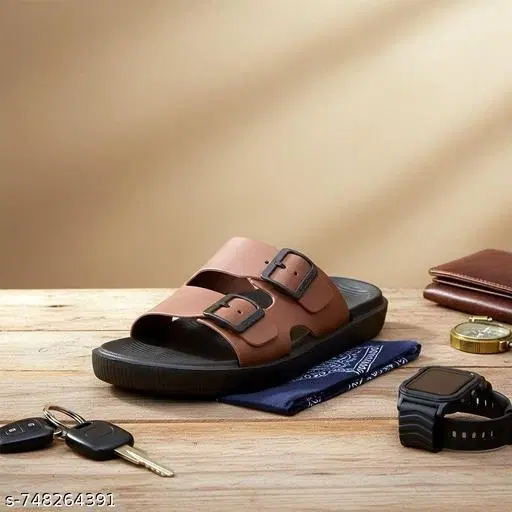 Aqualite EVA Sliders for Men (Black, 7)