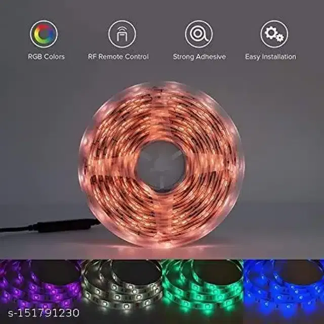 Remote Control LED Strip Lights, Multicolor, 4 m