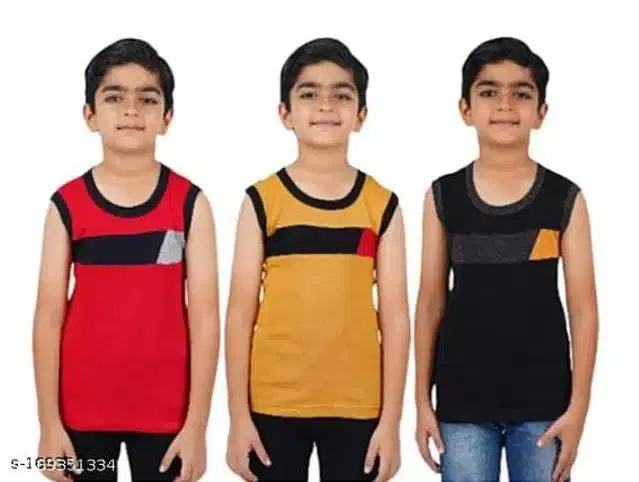 Innerwear for Boys, Pack of 3 (Multicolor, 3-4 Years)