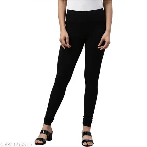 Cotton Lycra Solid Legging for Women & Girls