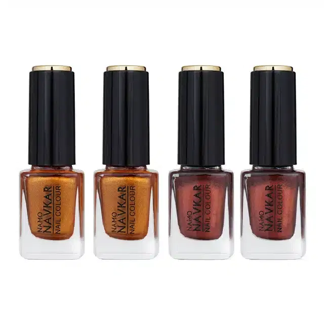 Nail Polish for Women, Multicolor, Pack of 4