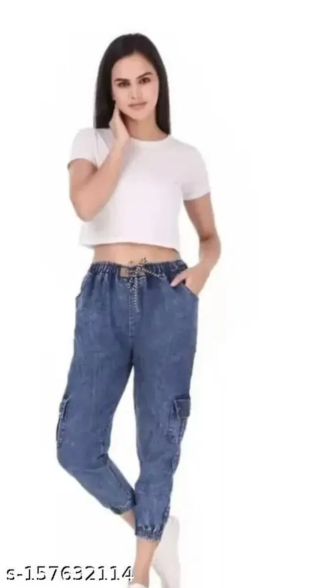 Denim Jeans for Women (Blue, 30)