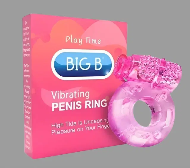 Penis Vibrator Ring for Men, Pink