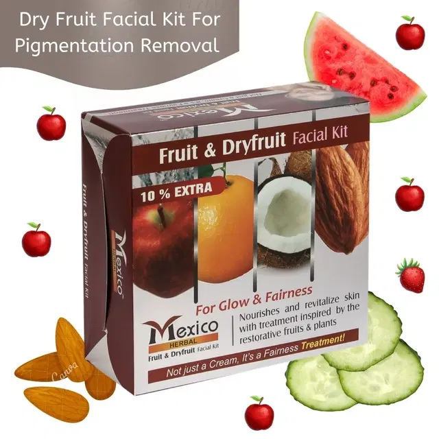 Maxico Herbal Fruit & Dry Fruit Facial Kit