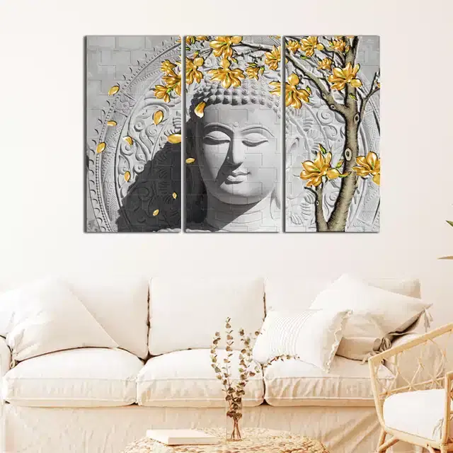 Wooden Wall Paintings, Set of 1, Multicolor, 24x16 Inches