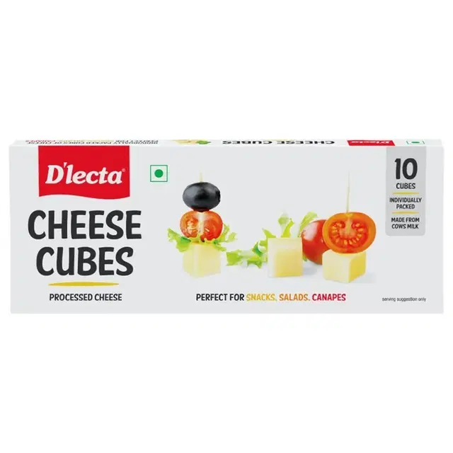 D'lecta Cheese Cubes 200 g