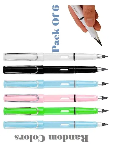 Inkless Everlasting Pencils for Kids, Multicolor, Pack of 6