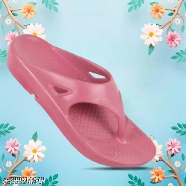Flipflops for Women (Pink, 5)
