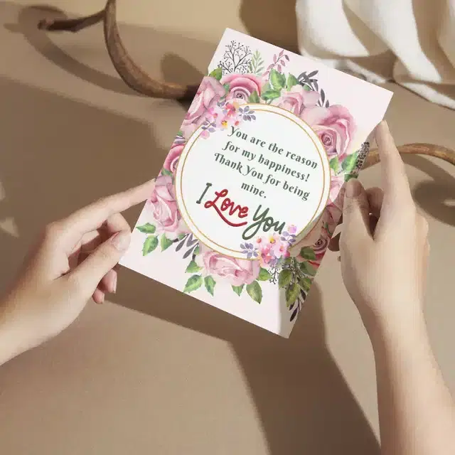 Valentine Day Greetings with Envelope, Multicolor