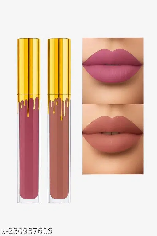 Blushis , 10 Light/ MatteLiquid/ LipstickPack Of 2