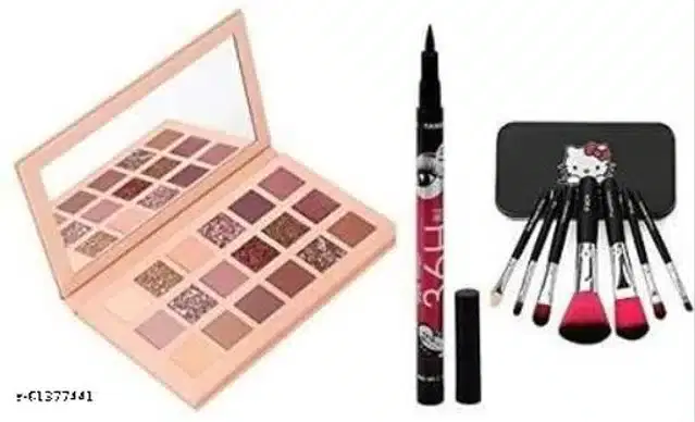 Eye Makeup Combo, Multicolor, Set of 3