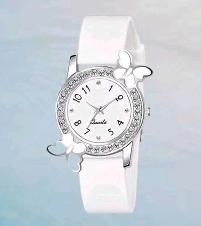Analog Watch For Womens (White) (WS-42)