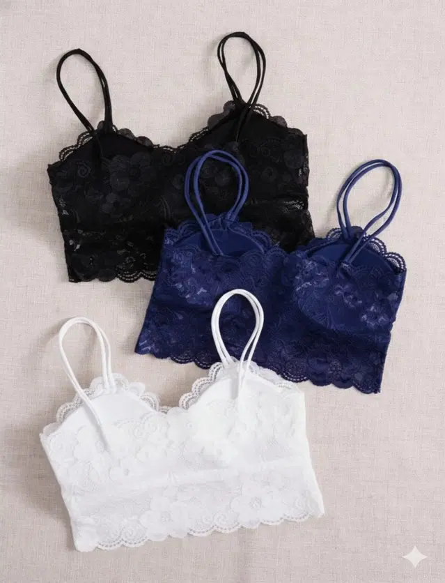 Cotton Solid Padded Bras for Women, Multicolour, Pack of 3 (28)