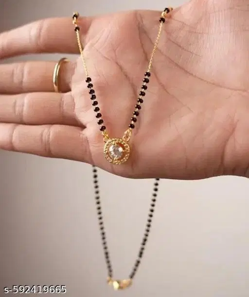 Single Strand Mangalsutra Short for Women