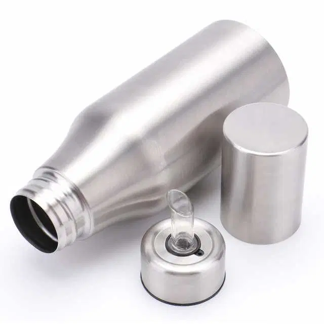 Full Stainless Steel Oil Dispenser Stainless Steel, Silver 500 ml, S-09