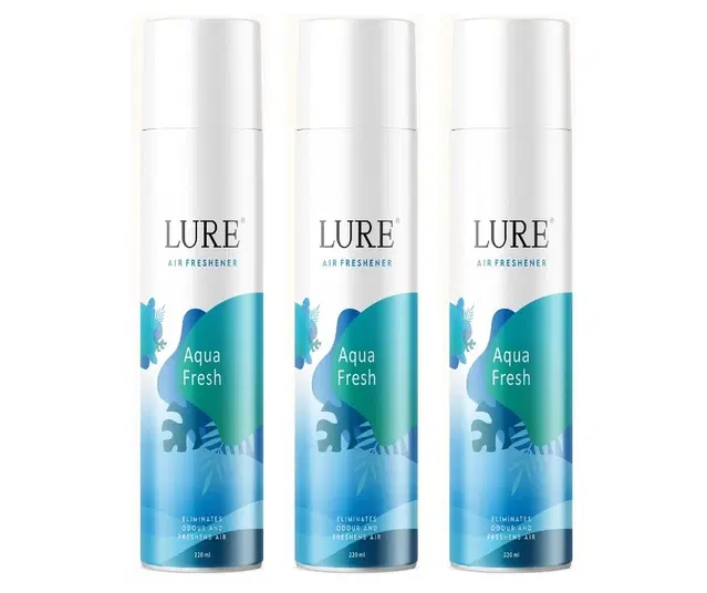 Aqua Fresh Air Freshener, 220 ml, Pack of 3
