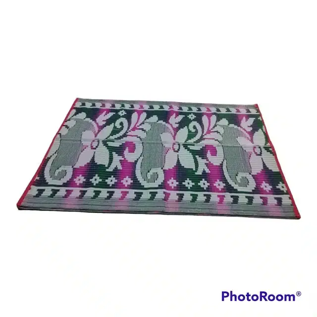 Plastic Floor Chatai, Assorted, 5x7 feet