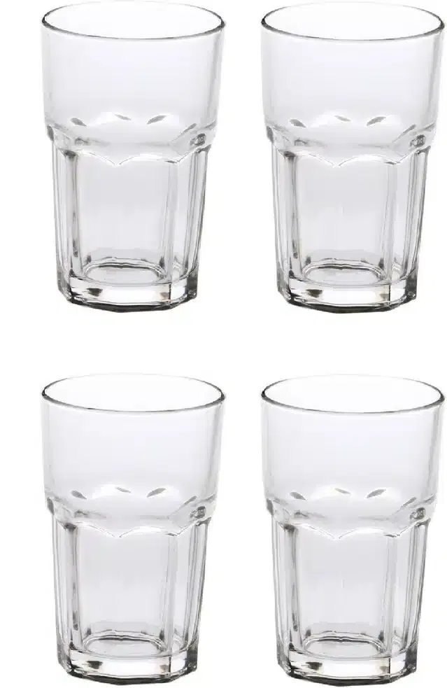 Liquor cum Cocktail Glasses, Transparent, 300 ml, Pack of 4
