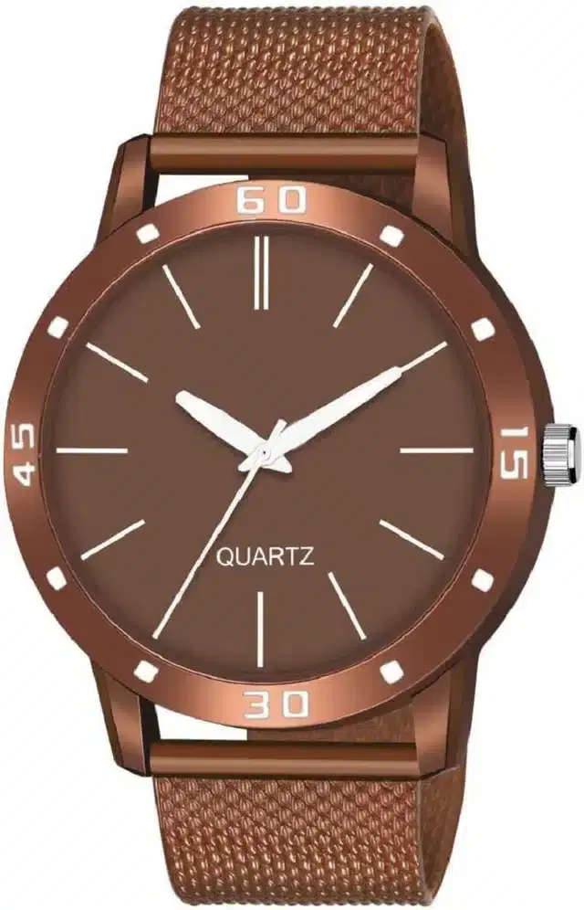 Analog Watch for Men (Brown)
