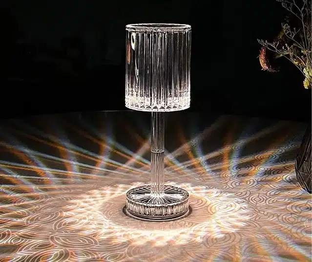 USB Charging Table Lamp, Multicolor