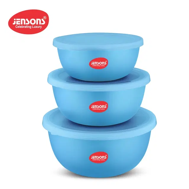 stainless steel Storage Container, Blue Set of 3
