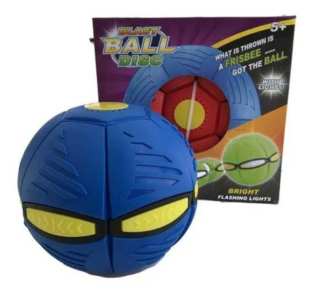 Flat Throw Disc Ball With Led Light Toy Kid, Kk-023