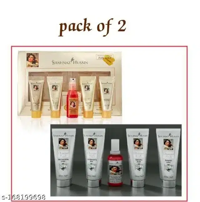 Shahnaz Husain Diamond with Gold Facial Kit, Set of 2