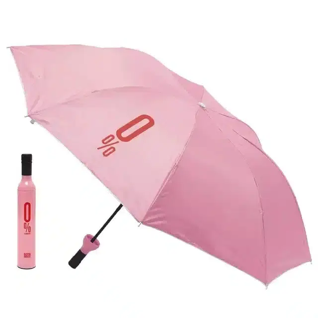 Mini Umbrella with Plastic Case, Pink