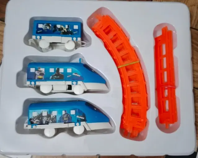Plastic Indian Passenger Train with Coaches & Track Toy for Kids, Multicolor