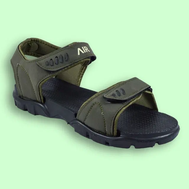 Sandals for Men (Olive, 6)