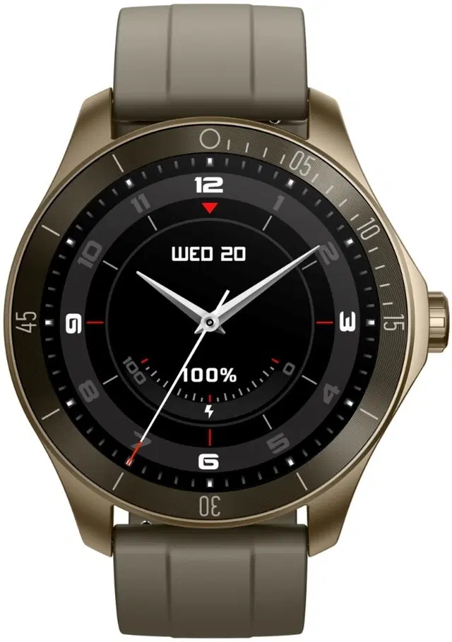 Fastrack Rogue 1.38" Hd Display,Functional Crown,BT Calling With Advanced Chipset Rugged Smartwatch (Brown Strap, Free Size)
