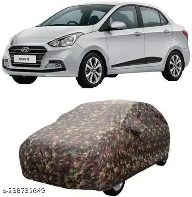 Taffeta Waterproof Car Cover for Hyundai Xcent, Multicolor
